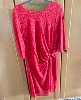 Rotes Spitzenkleid Gr.42 Nordrhein-Westfalen - Weilerswist Vorschau