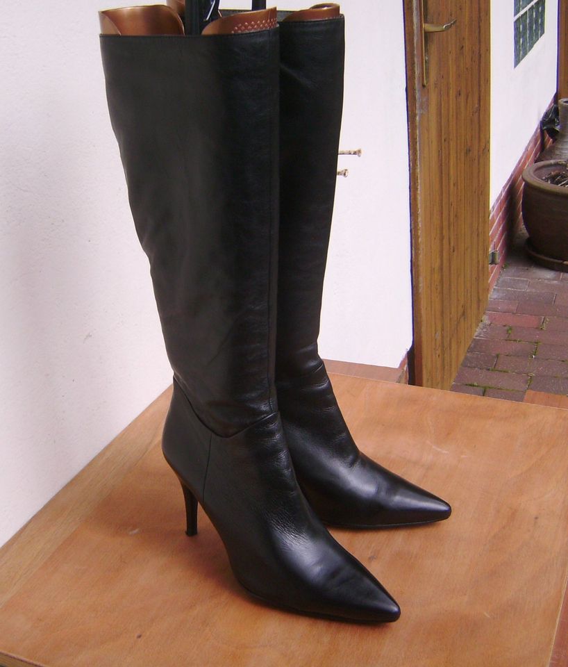 Traumhaft schöne High Heel Lederstiefel v. CCC by 5th AVENUE! in Zeven