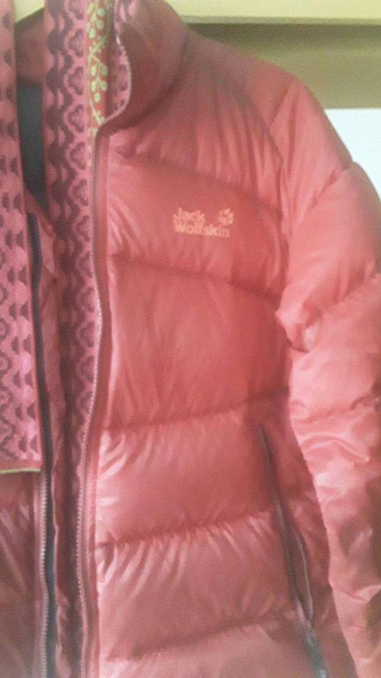 Oleana Schal + Jack Wolfskin Daunenjacke xl in Lemgo