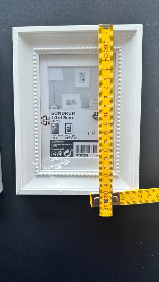 ✅NEU 2 weiße Bilderrahmen Sondrum 10 x 15 cm von Ikea Bild Rahmen in Berlin