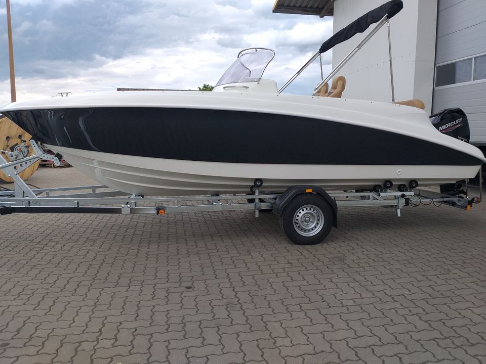 Motorboot Remus 620 SC - mit F80 ELPT u. Trailer Neu in Hohen Wangelin