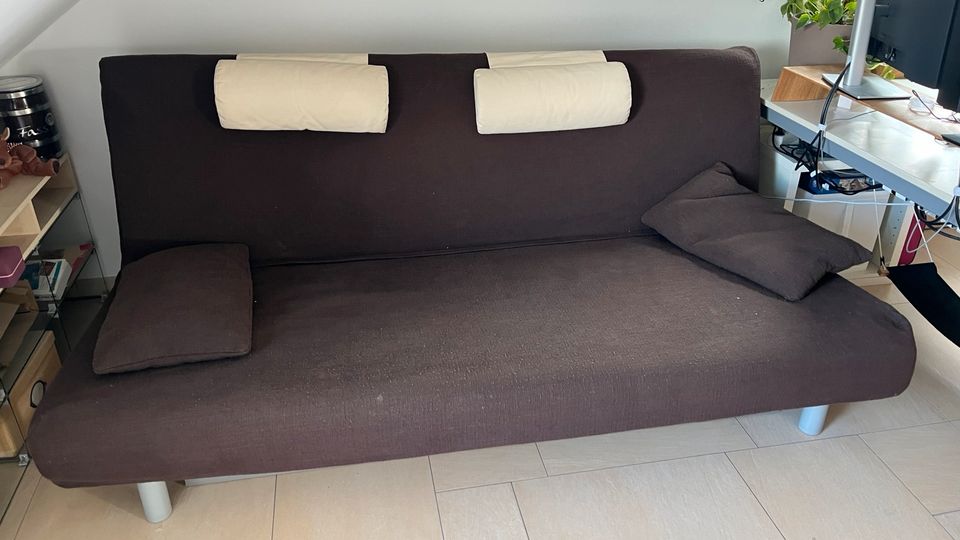 IKEA Beddinge Schlafsofa 1,40 x 2,00 inkl. Bettkasten braun in Bergisch Gladbach