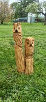 Kettensägenkunst,Holz ,Figuren, Skulpturen, Carving Eulen Sachsen - Bad Lausick Vorschau