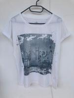 Schönes T-Shirt von Opus mit Druck Be happy Gr. 38 bzw. M Bayern - Marxheim Vorschau