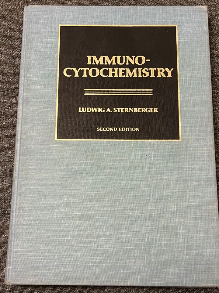 Immuno-Cytochemistry L. A. Sternberger, 2. Edition Medizinbuch in Esslingen