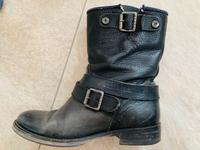 Stiefelette Stiefel Tommy Hilfiger schwarz Leder 37 Hessen - Bad Nauheim Vorschau