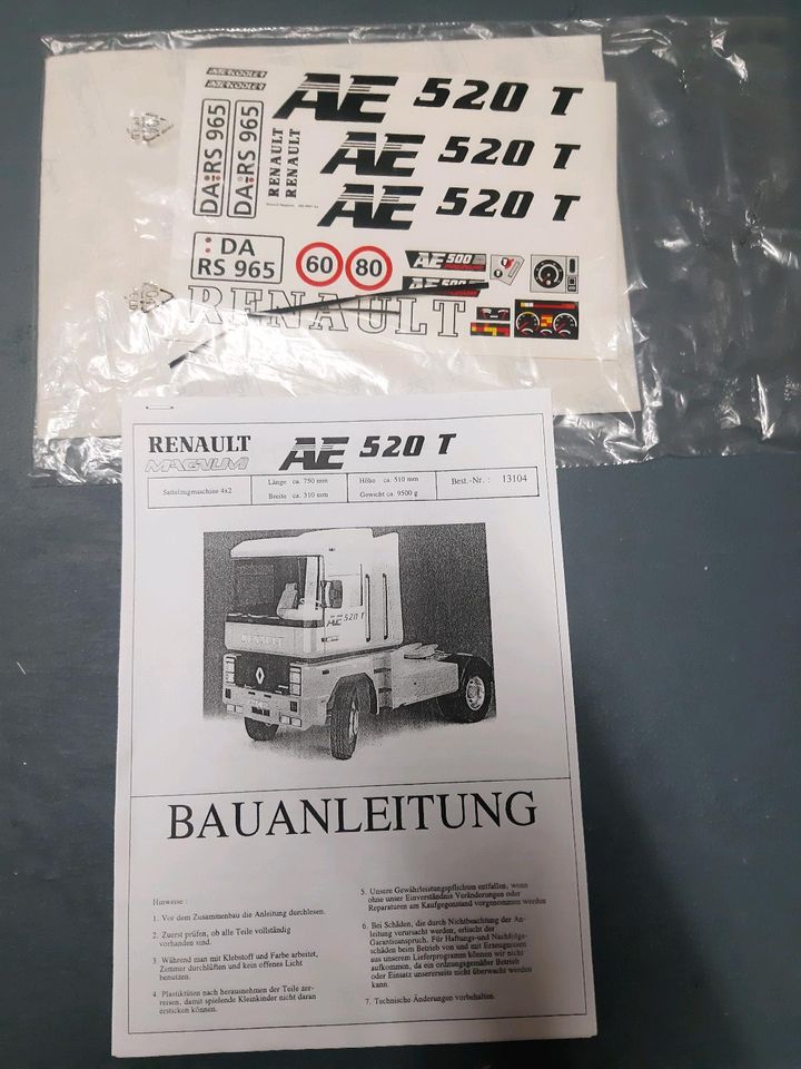 Komplettbausatz Renault Magnum AE 520 T RC LKW 1/8 Veroma/Schink in Dollart