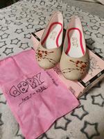 Ballerinas Goby Gr. 38 beige Kirschblüten ungetragen Leipzig - Probstheida Vorschau