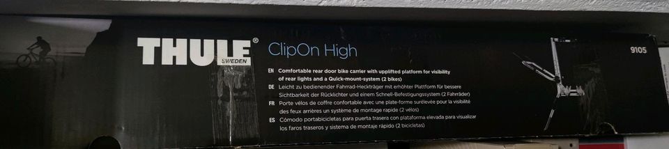 Fahrradgepäckträger Thule ClipOn High 9105 für Heckklappe in Stuttgart