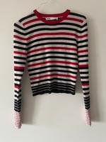 Zara Sweatshirt M rot weis schwarz gestreift französische 38 eng Sachsen - Freital Vorschau