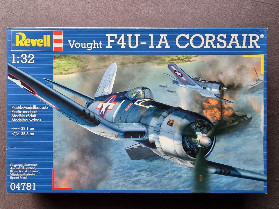 Voug F4U-1A Corsair von Revell #04781, Maßstab: 1:32 in Anröchte