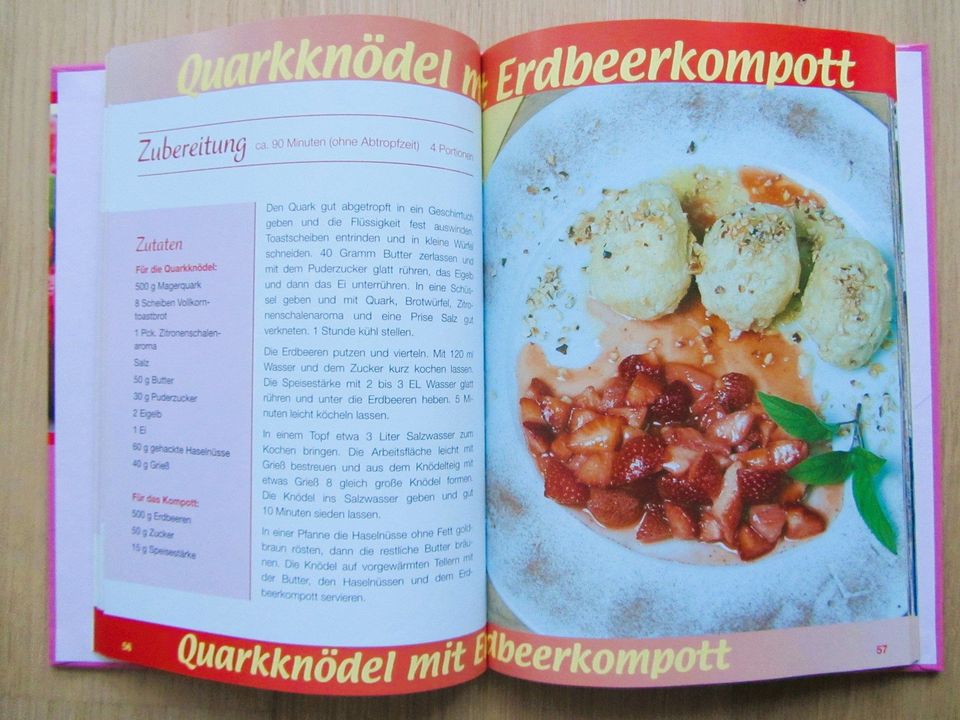 Buch „Erdbeerzeit“, Klassiker u. brandneue Rezeptideen in Nürtingen