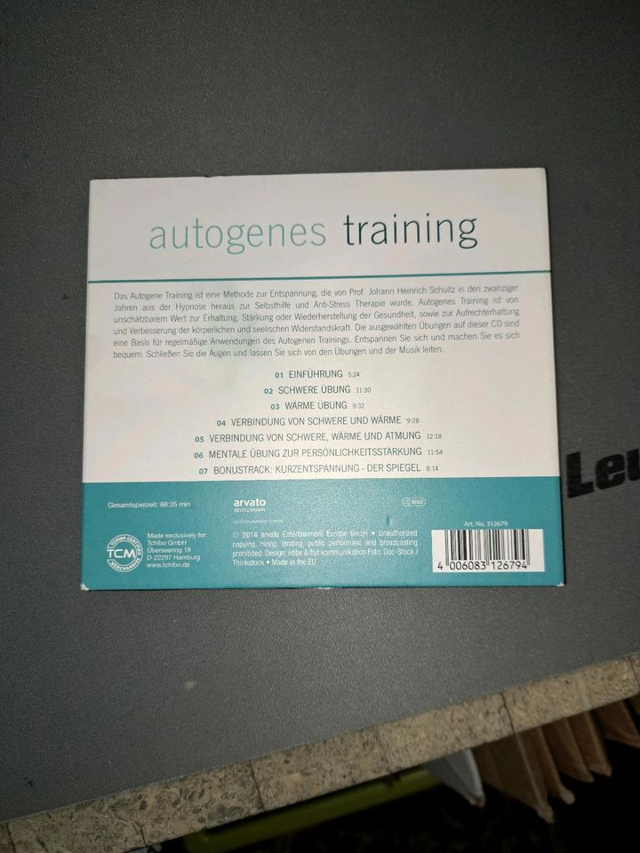 Autogenes Training Entspannung Herz Seele CD ARVATO in Berlin