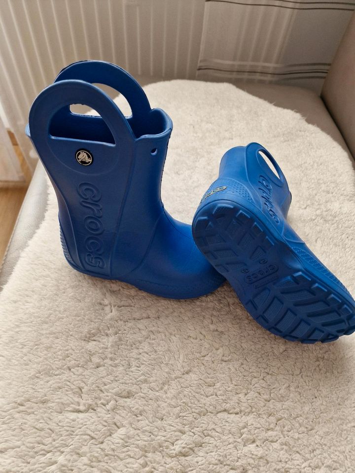 Gummistiefel in blau gr.12 (29/30) von Crocs. in Ingolstadt