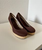 NEU Espadrilles Braun mit Keilabsatz Plateau Pumps Gr. 40 Frankfurt am Main - Innenstadt Vorschau