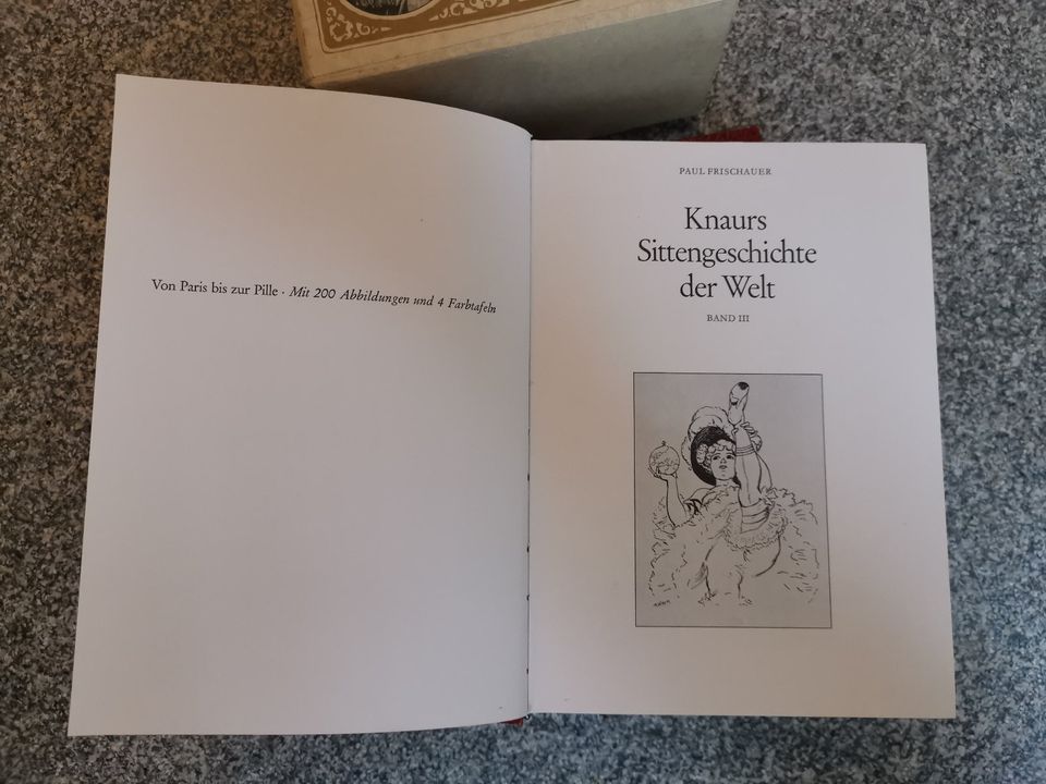 Knaurs Sittengeschichten der Welt (komplett, Band 1 - 3) in Memmingen