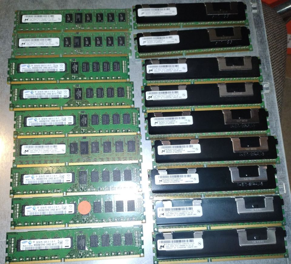 Server DDR3 ECC RAM 54GB PC3-10600R in Wilster