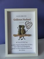 Steinbild / Geschenk / Unikat Goldhochzeit Nordrhein-Westfalen - Waldbröl Vorschau