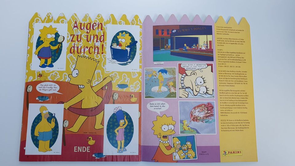 Panini Simpsons Springfield Sticker Kollektion / Collection 2 in Berlin