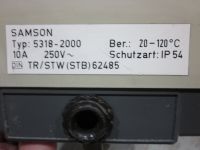 Samson 5318 TRSTEW 120° C Duisburg - Homberg/Ruhrort/Baerl Vorschau