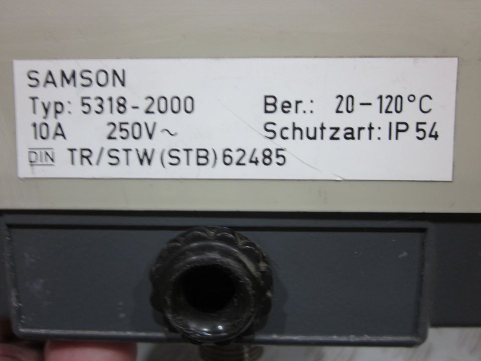 Samson 5318 TRSTEW 120° C in Duisburg