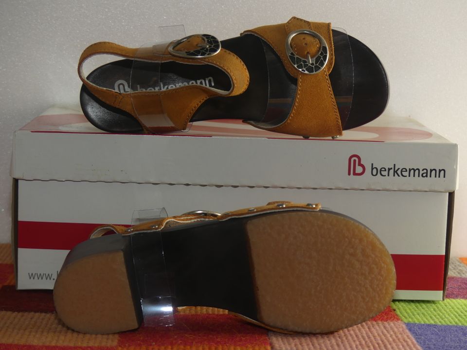 Restposten Berkemann Damen Holz Clogs Sandalette, Neu, Gr.37,5-40 in Wuppertal