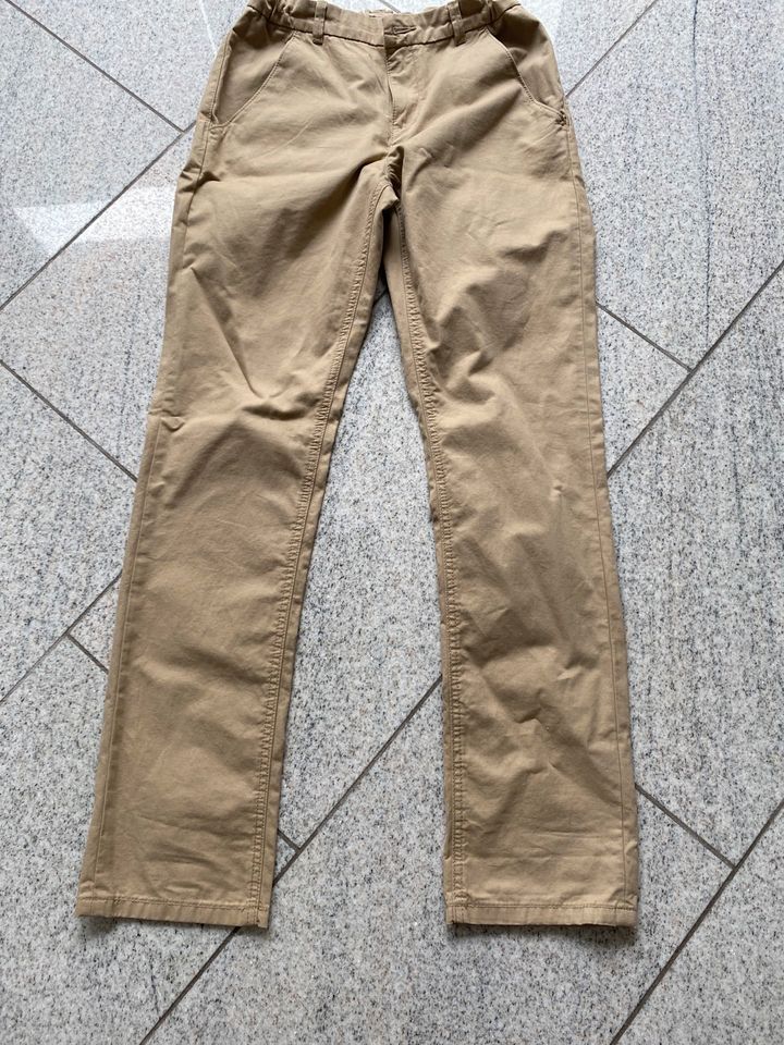 Hose Schicke Anzugshose premium C&A Gr.164 beige in Biberach an der Riß