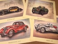 14 Oldtimer Grafikdrucke 1970er Jahre - Top Zustand für Sammler Nordrhein-Westfalen - Krefeld Vorschau