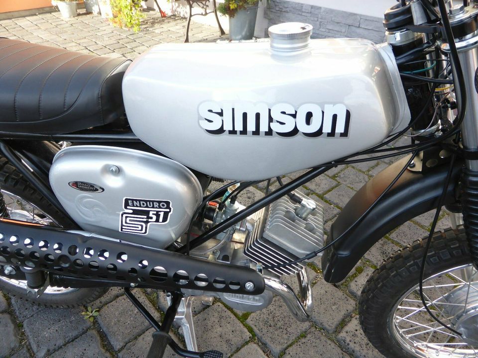 SIMSON S51 ENDURO DZM VAPE KOMPL. NEUAUFBAU MIT GEWÄHRLEISTUNG in Halle