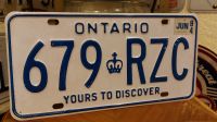 Blechschild- Nummernschild Canada Ontario Essen - Essen-Stadtmitte Vorschau