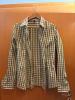 Benetton Gr. 38 Bluse Karo Hemd Olive Bayern - Nördlingen Vorschau