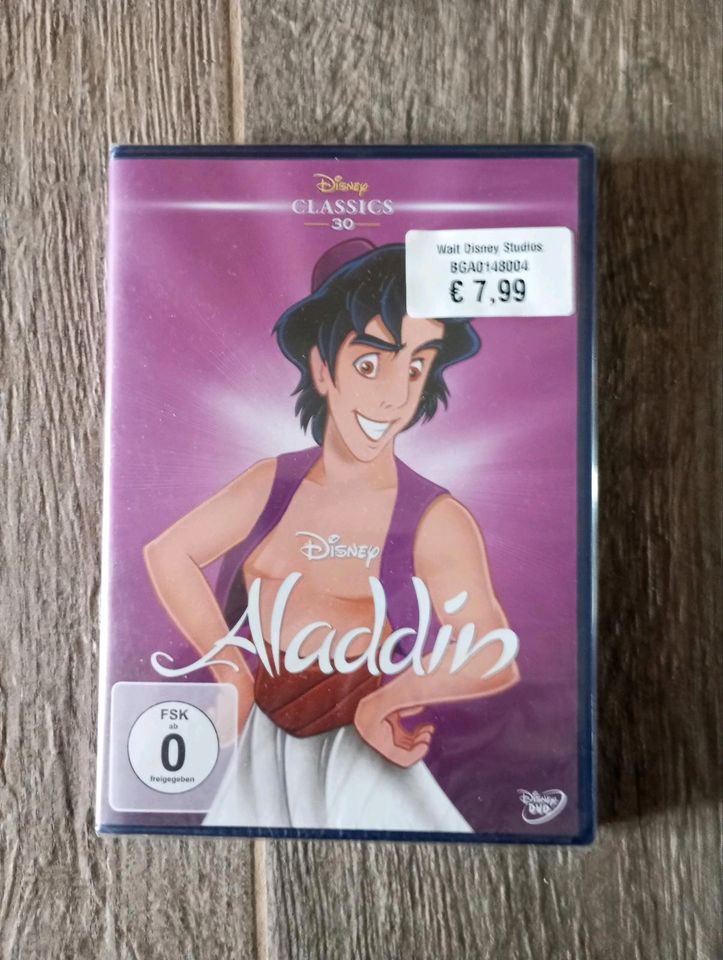 Disney Aladdin  DVD Film in Wasserleben