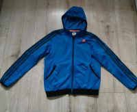 Adidas Trainingsjacke mit Kapuze blau Gr. 140 ungetragen Hessen - Espenau Vorschau