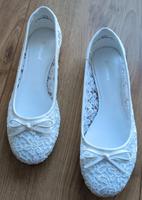 neue ungetragene Ballerinas weiße Spitze Gr 37 Graceland Saarland - Gersheim Vorschau