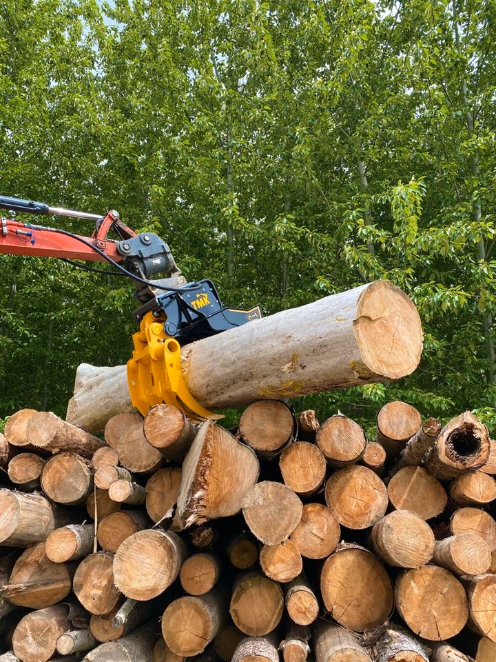 Greifer für Holz, Geröll, Wurzeln, Recycling, Roderechen 6-25 To. in Ehekirchen