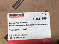 Original Motorcraft Ford Transit Bremsbeläge 1465168 NEU OVP Niedersachsen - Wedemark Vorschau