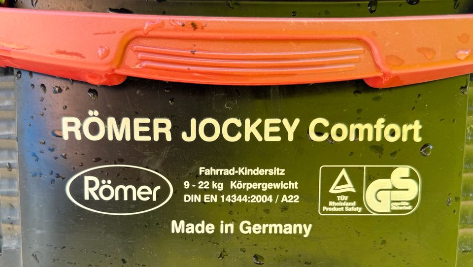 Römer Jockey Comfort Kinder Fahrradsitz 9-22 kg in Ettringen