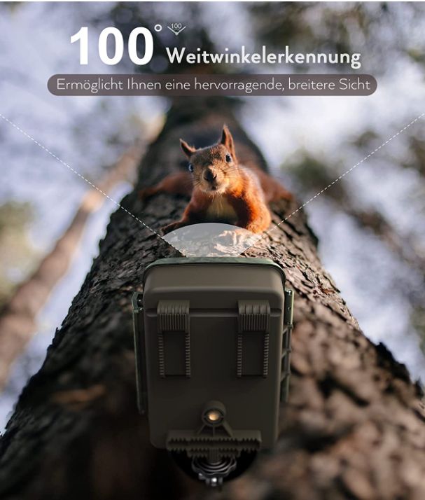 Wildkamera, FOXWEST 32MP Jagdkamera 4K Ultra HD in Mühltal 