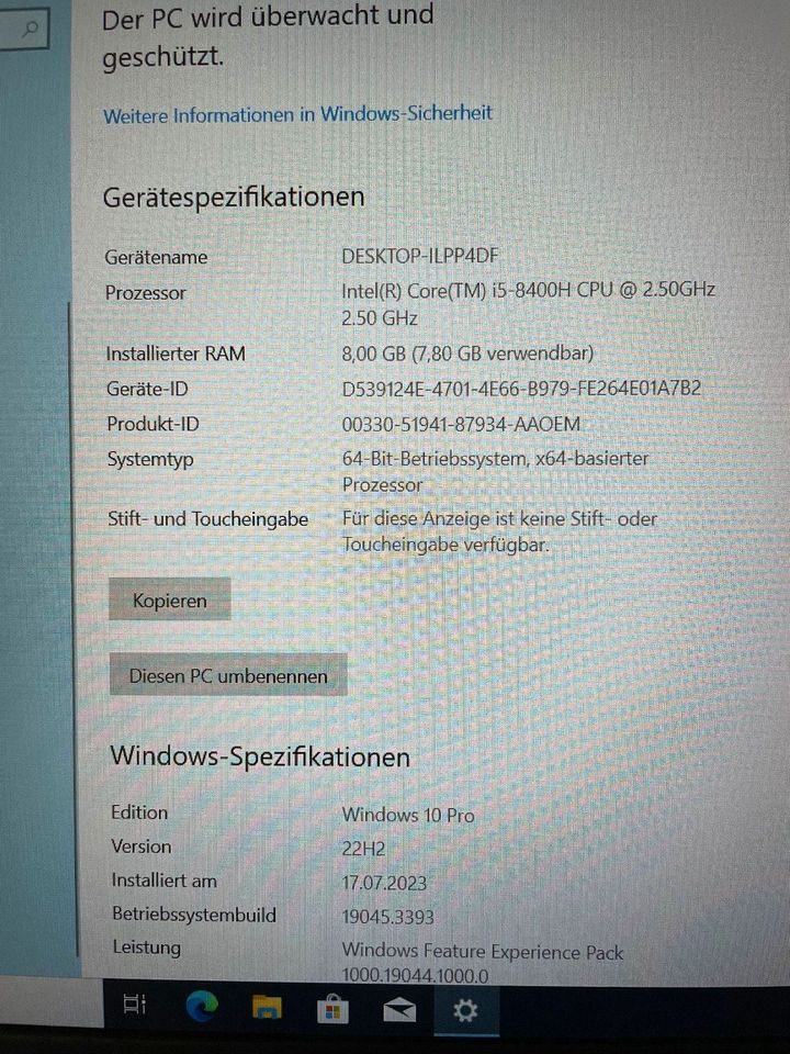 Dell Latitude 15" Business Notebook Ultra Laptop Intel i5 - Touch in Unterensingen