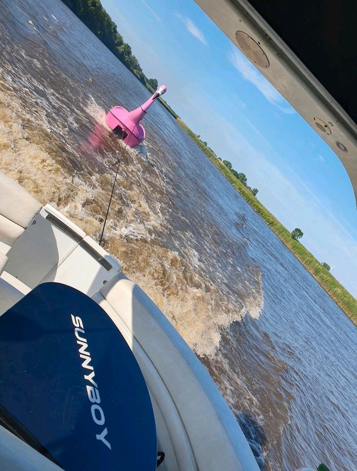 Tretboot Flamingo mieten Boot fahren Stör Junggesellenabschied IZ in Itzehoe