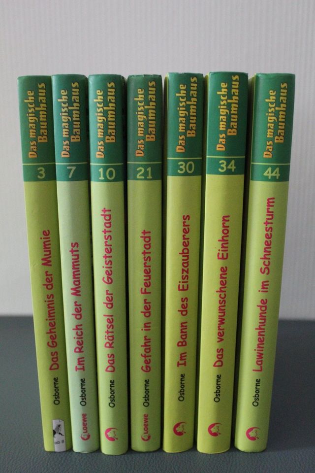 Das magische Baumhaus Band 3,7,10,21,30,34,44 + 2 Sonderbücher in Ascheberg