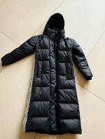 Adidas Wintermantel schwarz mit Kapuze Sachsen - Chemnitz Vorschau