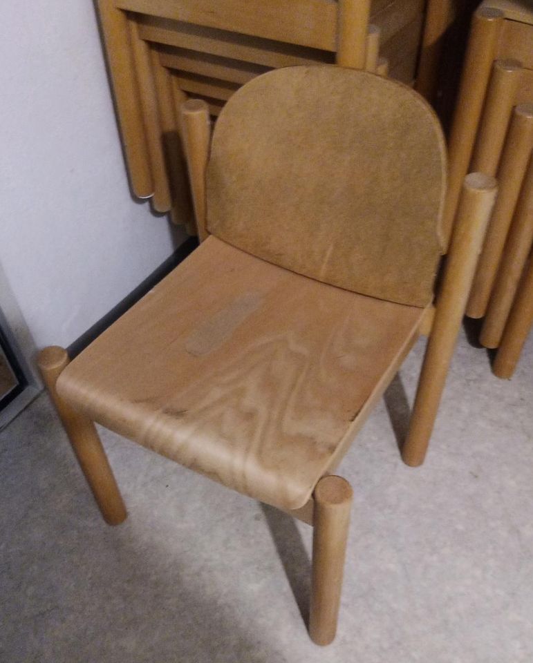 12 Stück Lübke Stuhl Stapelstuhl Buche in Inzigkofen