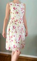Edles Kleid Apart 36 weiß pink knielang Hessen - Melsungen Vorschau