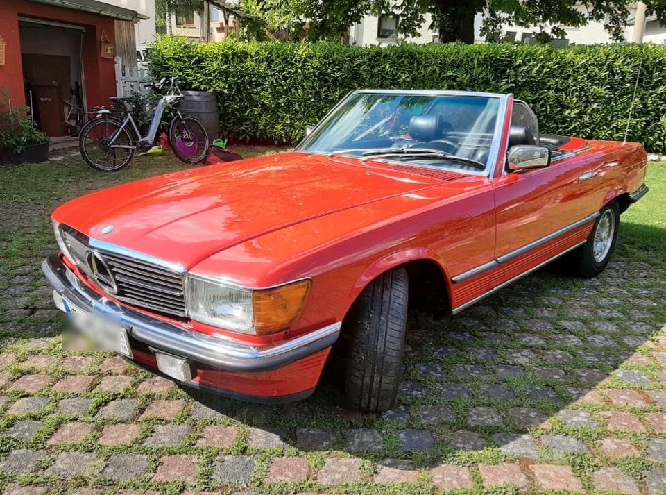 Daimler Benz 280SL W107 Cabrio BJ 77 Schaltgetriebe in St Katharinen