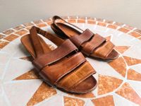 Original 70er Sandalen Slipper Tentazione Größe 37 braun cognac Baden-Württemberg - Allmendingen Vorschau