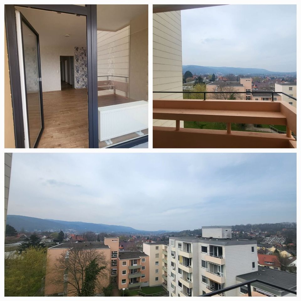 Helle 3-Zi-Wohnung, 2 Balkone mit Blick über Bad Harzburg;  provisionsfrei in Bad Harzburg