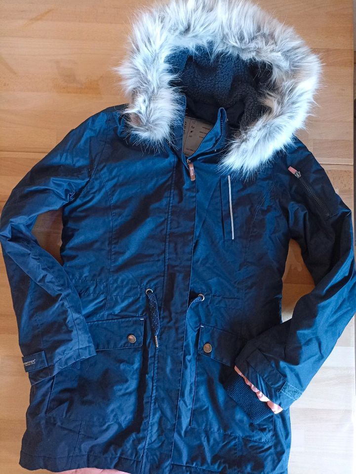 Winterjacke Parka blau Mädchen Größe 176 in Ilsenburg (Harz)