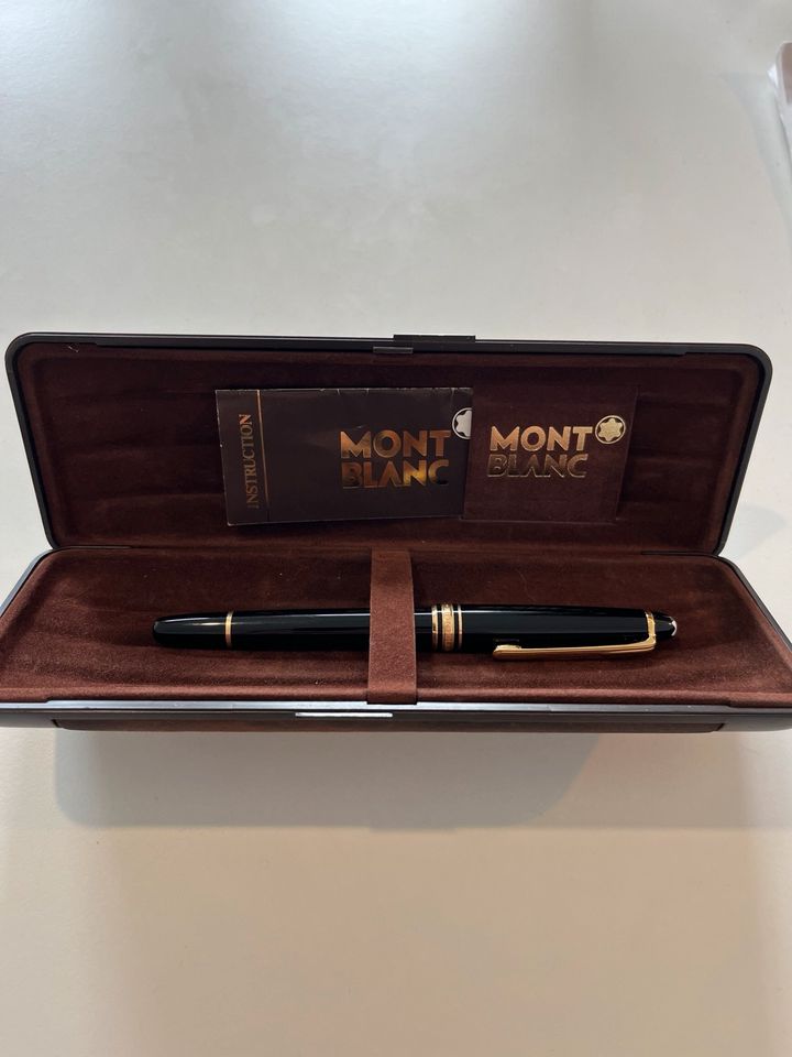 Mont blanc Füller Meisterstück Gold ungenutzt antik Luxus pen in Berlin