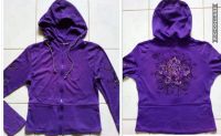 Mega Kapuzen-Sweatshirtjacke von SMASH m. bunten Glitzersteinchen Niedersachsen - Isenbüttel Vorschau